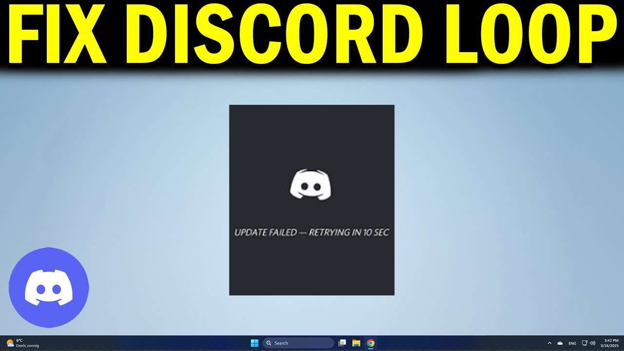How To Fix Windows 11/10/8/7 Discord Update Failed Loop - YouTube