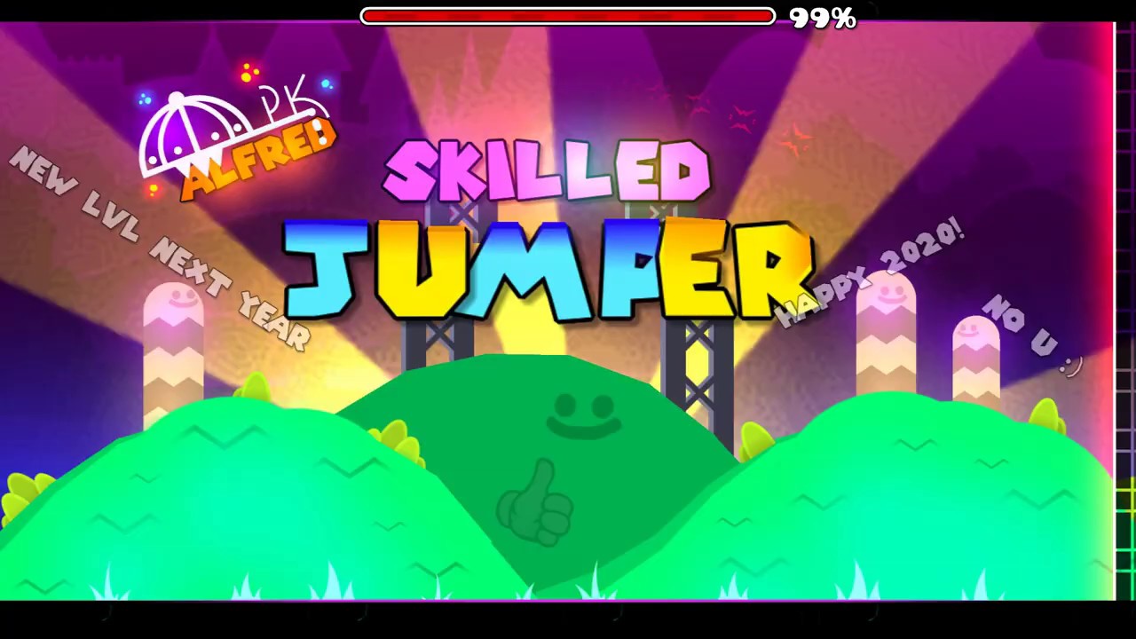 Skilled Jumper (EPIC HARDER) - GEOMETRY DASH - YouTube