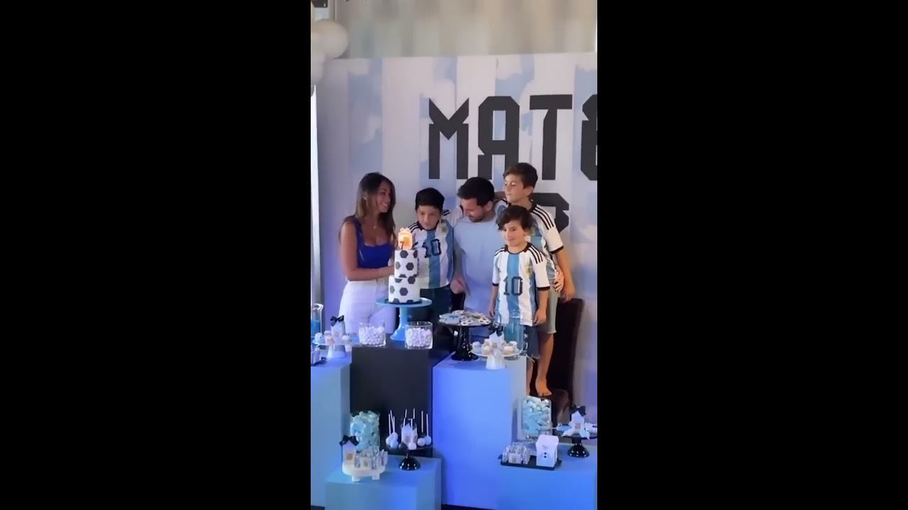 The Messi Family Celebrates Mateo S 7th Birthday 