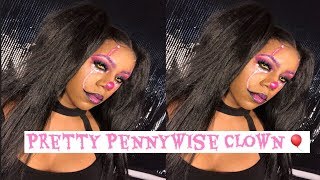 Easy Pretty Pennywise Clown  | Halloween Clown Tutorial | Glitter IT Clown