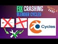 Blender Cycles – How to Fix Crashing, Freezing, Black Screen, Not Responding – Full Tutorial
