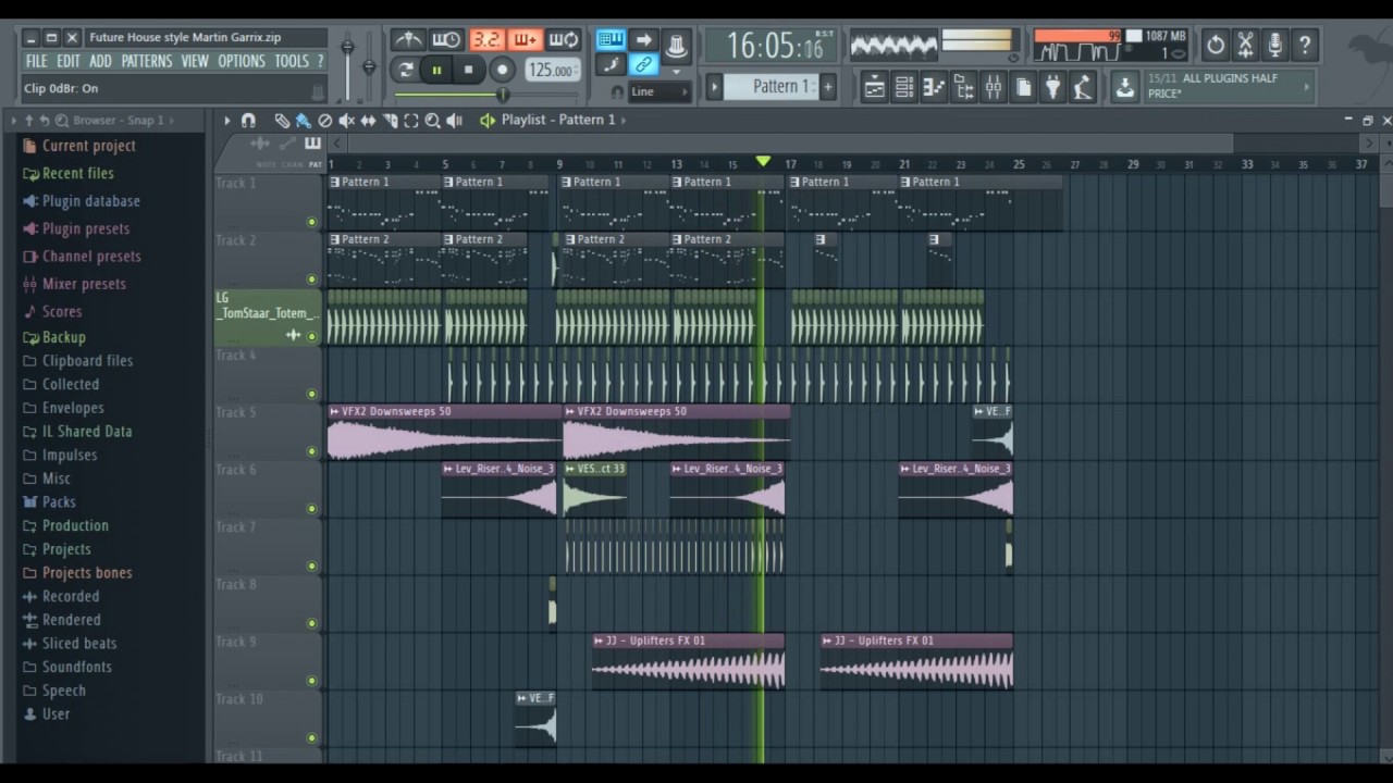 Future House style Martin Garrix ,kryder , Oliven Heldens and more (FLP FREE)