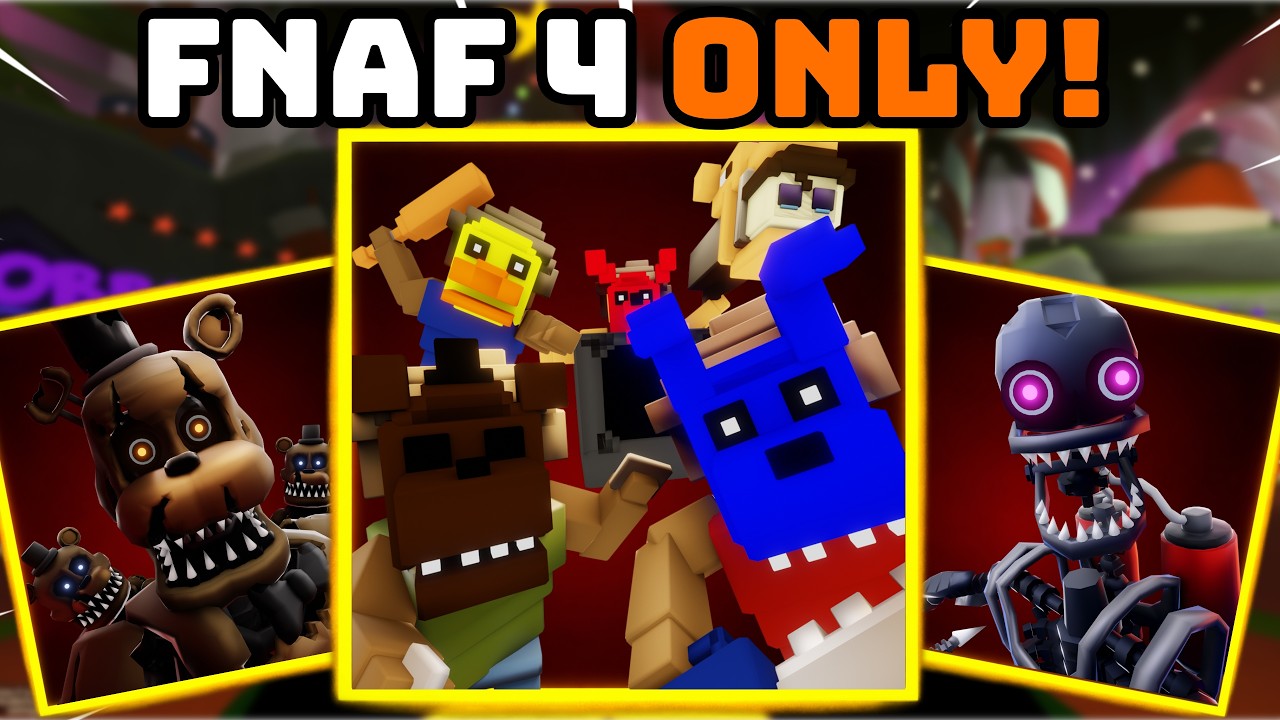 Using FNAF 4 Units Only! [Five Nights TD]