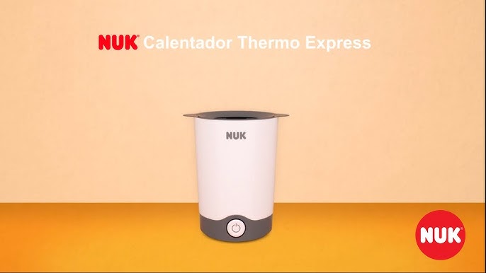NUK Micro Express Plus esterilizador de biberones para microondas, Esteriliza hasta 4 biberones y accesorios en 4 minutos, Apto para la  mayoría de los microondas