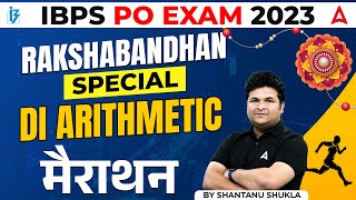 IBPS PO 2023 | Special DI & Arithmetic Marathon Class | IBPS PO Maths By Shantanu Shukla