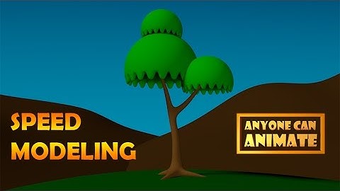 Speed Modeling : Simple Tree in Maya