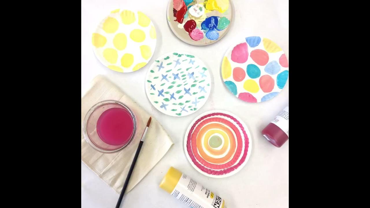 How to Setup Paper Plate Painting with an Art Club