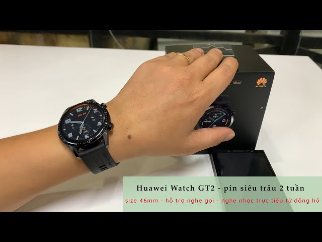trên tay đồng hồ Huawei Watch GT2 46mm - đánh giá thực tế - didongtragop.vn