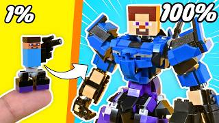 Small vs Large Lego Builds....