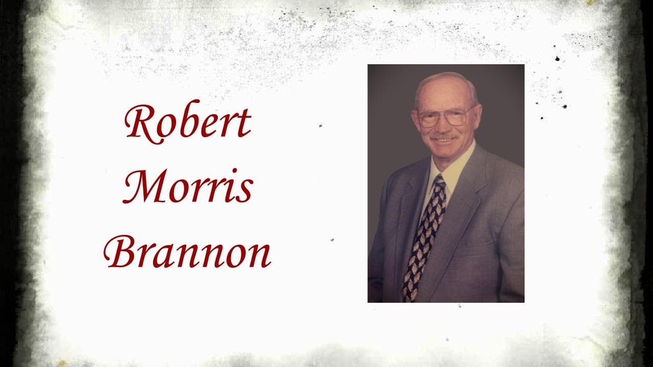Robert Morris Brannon Funeral Service - YouTube