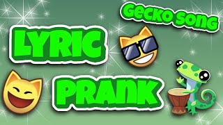 🦎 Gecko Song Lyric Prank! Ft. Ultama 🦎 || Animal Jam