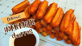 Churros | Quick and Easy Churros | Delicious Homemade Churros