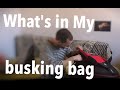 What&#39;s In My Busking Bag? Handpan vlog