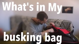 What&#39;s In My Busking Bag? Handpan vlog