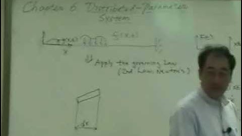 [Lecture 22-5: Distributed Parameter System] Mechanical Vibration by Prof. Yang-Hann Kim at KAIST