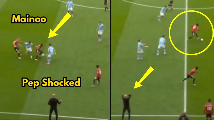 Pep’s Reaction to Kobbie Mainoo’s Amazing Dribbling & Nutmeg vs Man City | Man Utd News