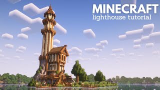 Minecraft: How to build a Medieval Lighthouse | Minecraft Tutorial