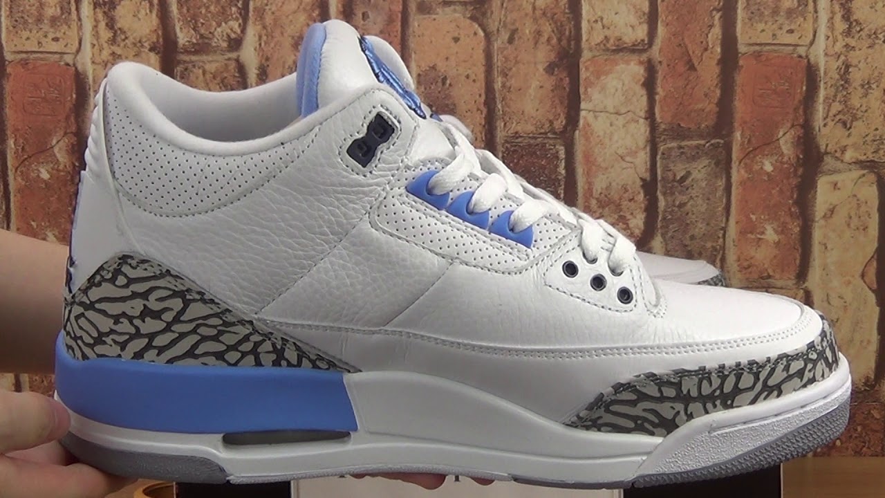 jordan 3 unc fake