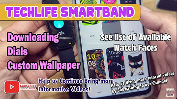 [Demo] Techlife Smartband - Downloading Dials, Custom Wallpaper
