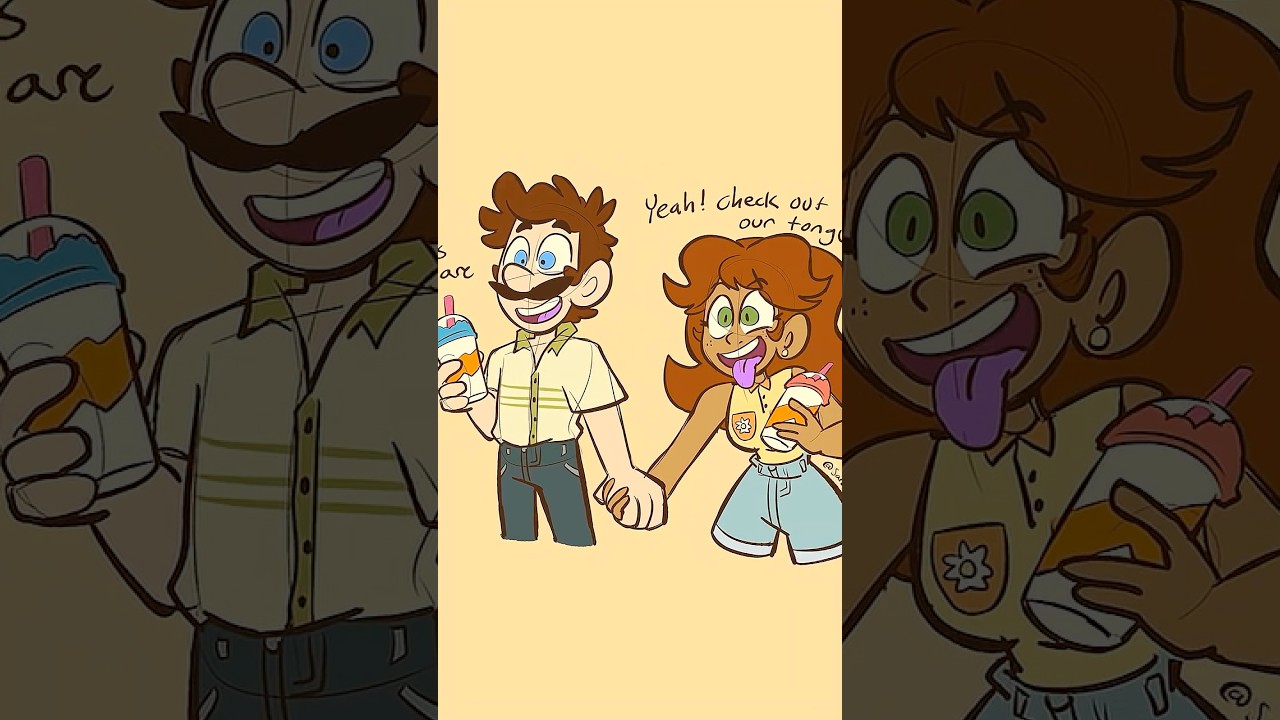 Luigi & Daisy's Slushee Incident! 💚🧡