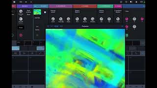 Testing Drambo Visual (upcoming) - modular graphics synthesis in Drambo