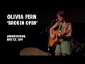 Olivia Fern singing &#39;Broken Open&#39; Live at the Anson Rooms, Bristol - supporting George Monbiot
