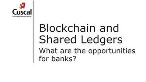 Dave Birch interview on blockchain