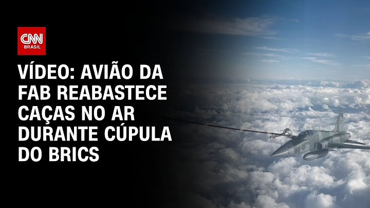 Avião da FAB reabastece caças no ar durante Cúpula do Brics; veja vídeo  | CNN BRASIL
