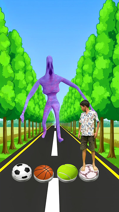 Patlu jump on defarent colour ball to cow elephant, horse vs monster zombie #shorts #yoitubeshorts