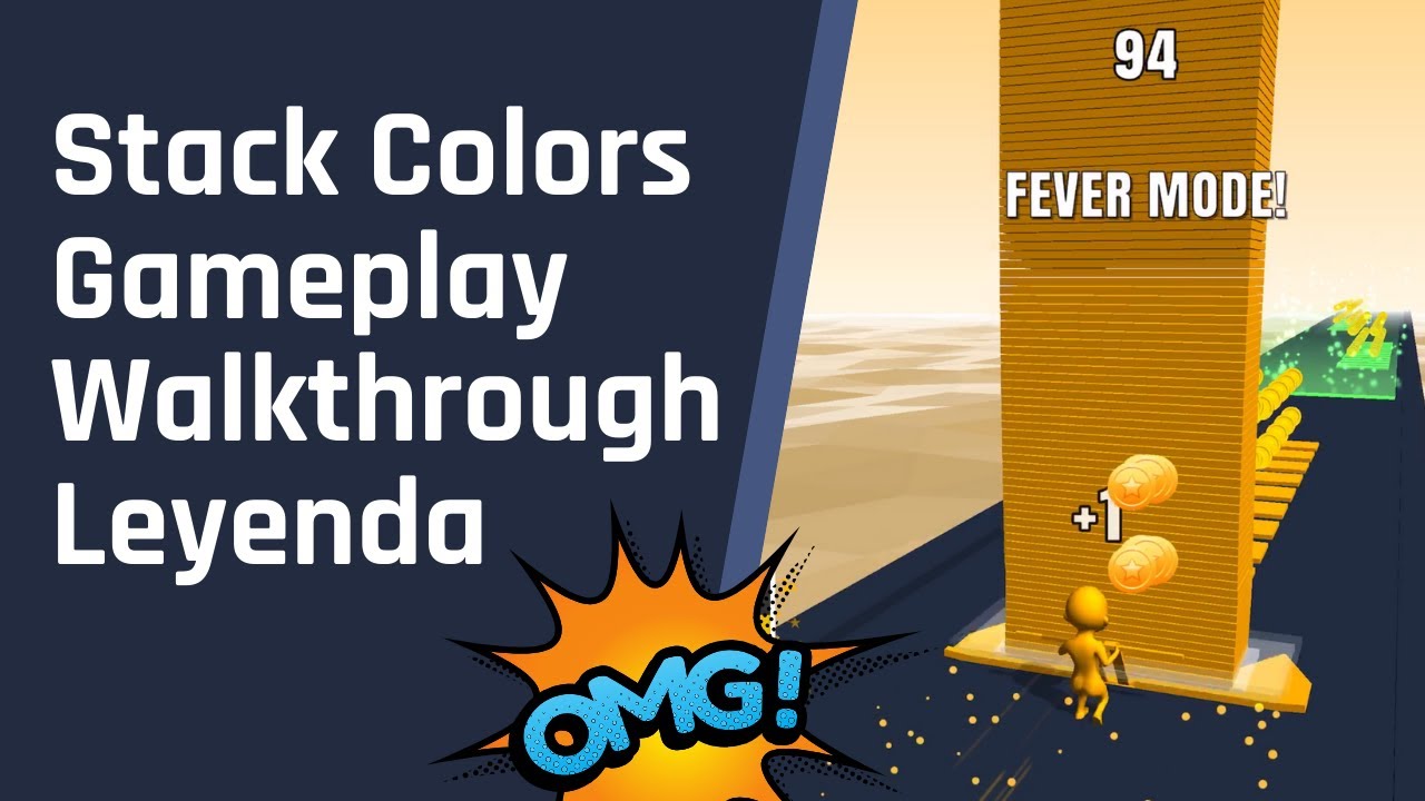 Stack Colors Gameplay Walkthrough Gameplay #2 - YouTube