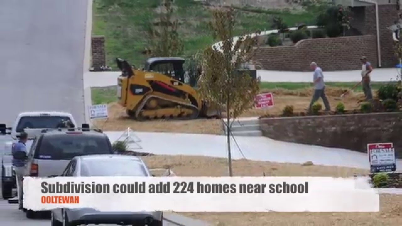 subdivision infinity dx 224 homes being built near Ooltewah Elementary School