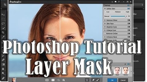 Photoshop Tutorial - Using layer mask to remove parts of an iamge.