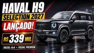 Novo Haval H9 Selection 2027: SUV Diesel Ganha Pintura Fosca e Interior Marrom