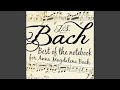 Notebook for anna magdalena bach aria so oft ich meine tobackspfeife in d minor bwv 515