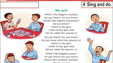 Level 3 - Unit 9 - Part C ( Song) - My Quiz