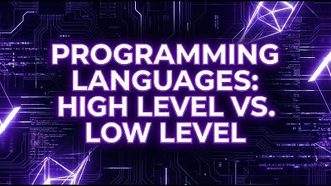 High-Level vs Low-Level Programming Languages Explained (Beginner