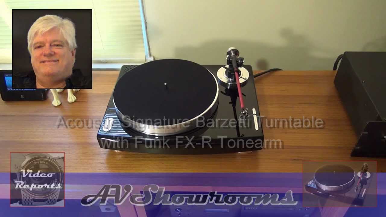 Acoustic Signature Barzetti Turntable and Funk  FX R Tonearm Review, pt. 1