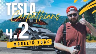 ✅ Який запас ходу Tesla Model X 75d? Подорож Карпати - Київ. 75d - це вирок? (Частина 2) .BURLA