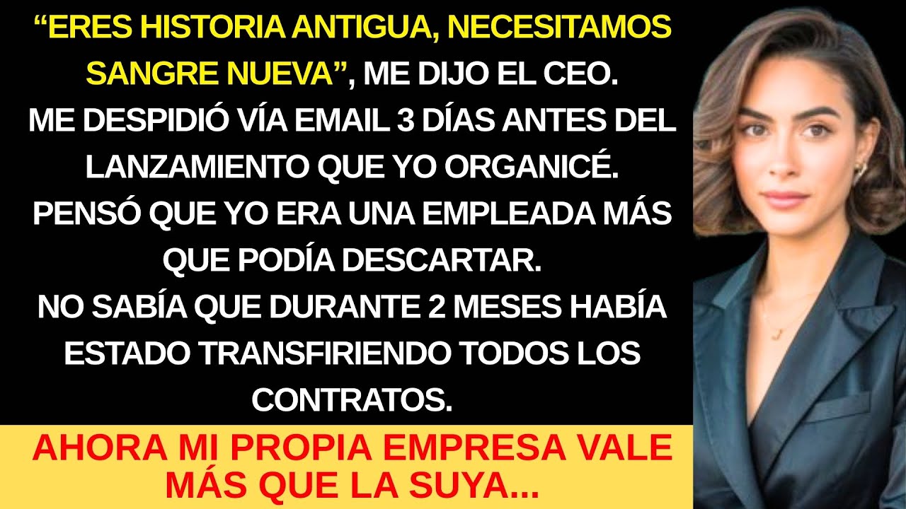 NUEVO CEO ME DESPIDIÓ 3 DÍAS ANTES DEL LANZAMIENTO, PERO TODOS LOS CONTRATOS ERAN MÍOS