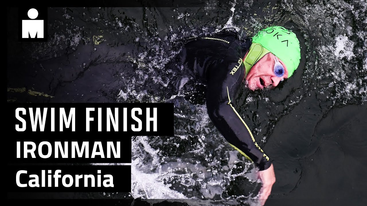 Swim Finish | 2023 IRONMAN California, part of the VinFast IRONMAN North America Series