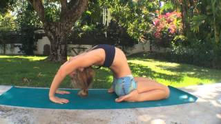 Supta Virasana to Kapotasana, Yoga Transition with Kino