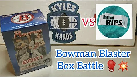 Bowman Blaster Box Battle against Northwest Rips! Color and an auto