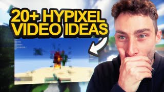 20+ Minecraft Video Ideas for Hypixel (2021)