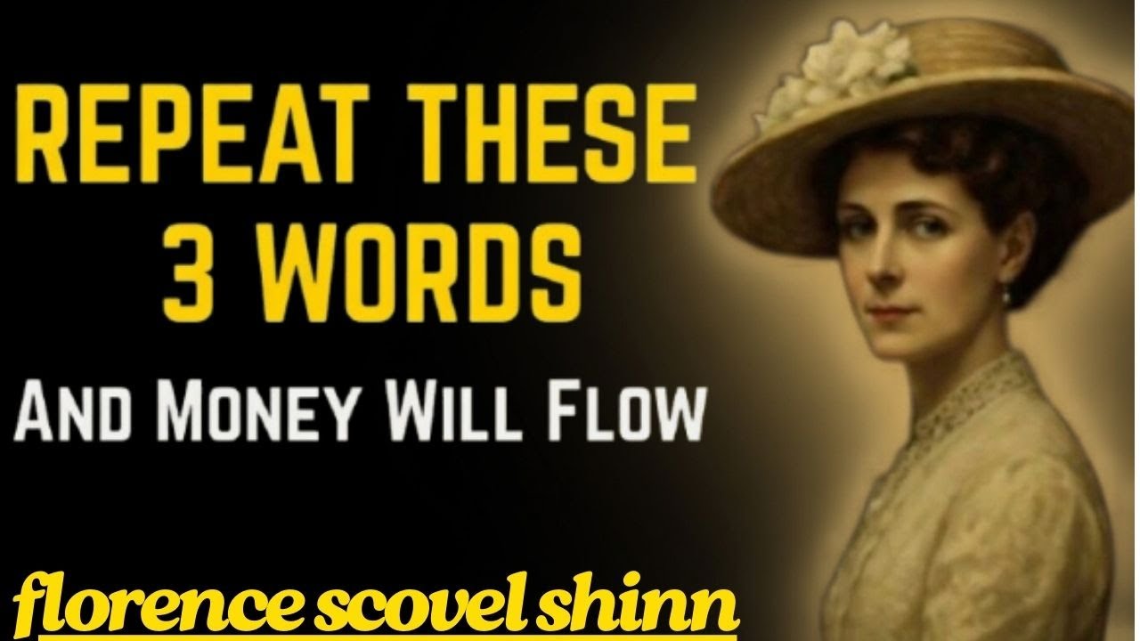 You Just Need To Repeat 3 Words And Money WILL FLOW EFFORTLESSLY Florence Scovel Manifest With Faith
