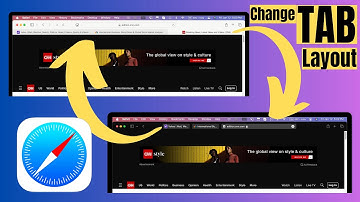 How to Change the Tab Layout on Safari Mac in MacOS (Sonoma Updated)