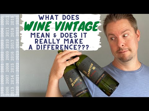 Video: Hur Vanligt Vin Skiljer Sig Från årgång