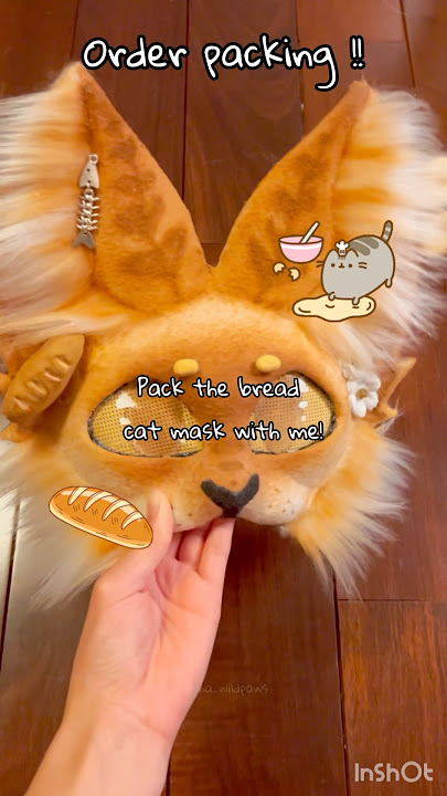 Bread cat mask packing ‼️🥖🐱 #therian #furry #fyp #alterhuman