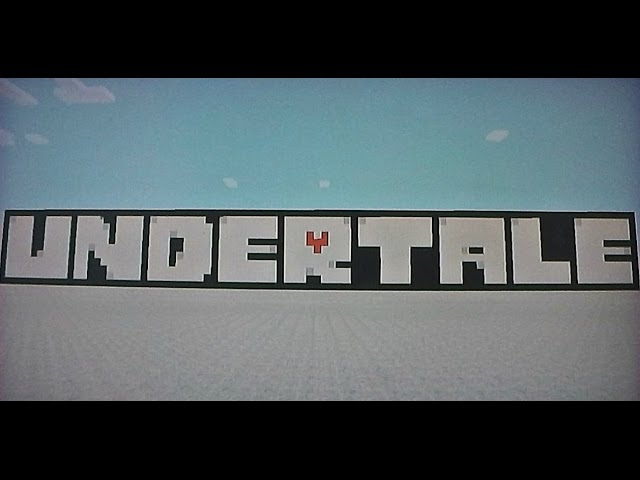 Undertale pixel art collection Minecraft Map