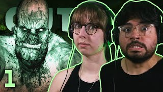 FIRST TIME PLAYING OUTLAST | Outlast Blind Let's Play Reaction & Playthrough | Pt 1