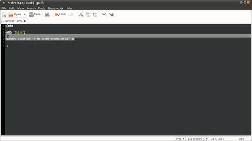 PHP Basics: Redirecting